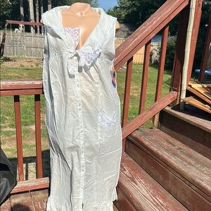 Lewis Frimel Cotton Nightgown Size Large- Vintage- Tags Attached- Lace- Soft